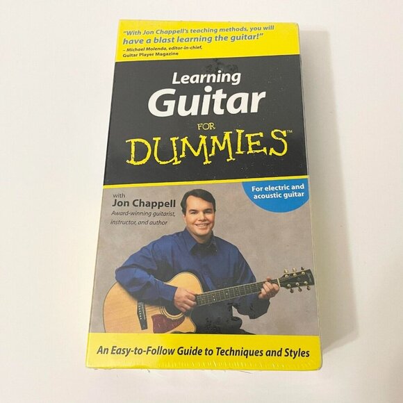 2001 Learning Guitar for Dummies VHS Jon Chappell - Picture 16 of 16